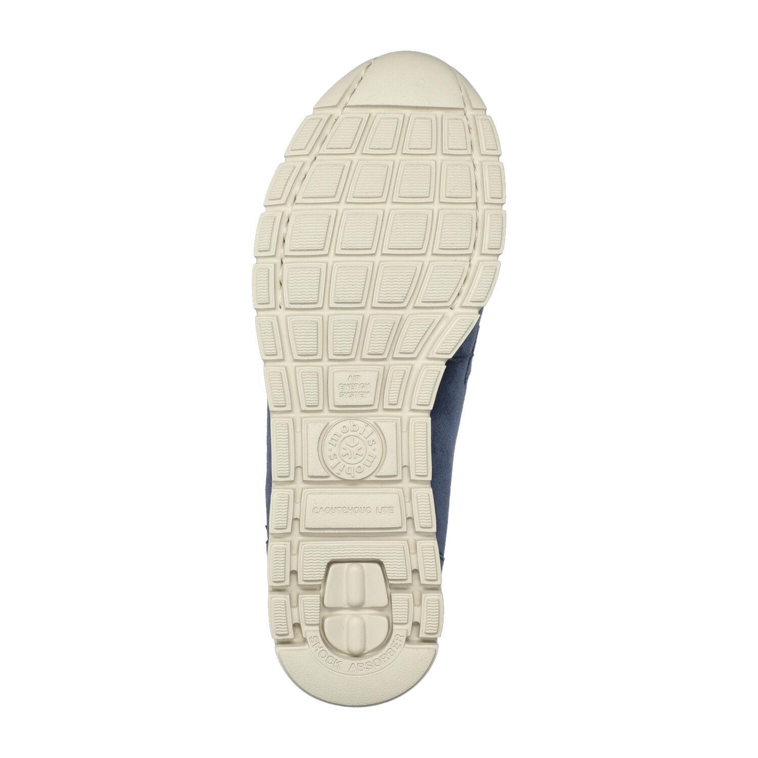 mocassins femme modèle Dixie Bleu jean - Mephisto
